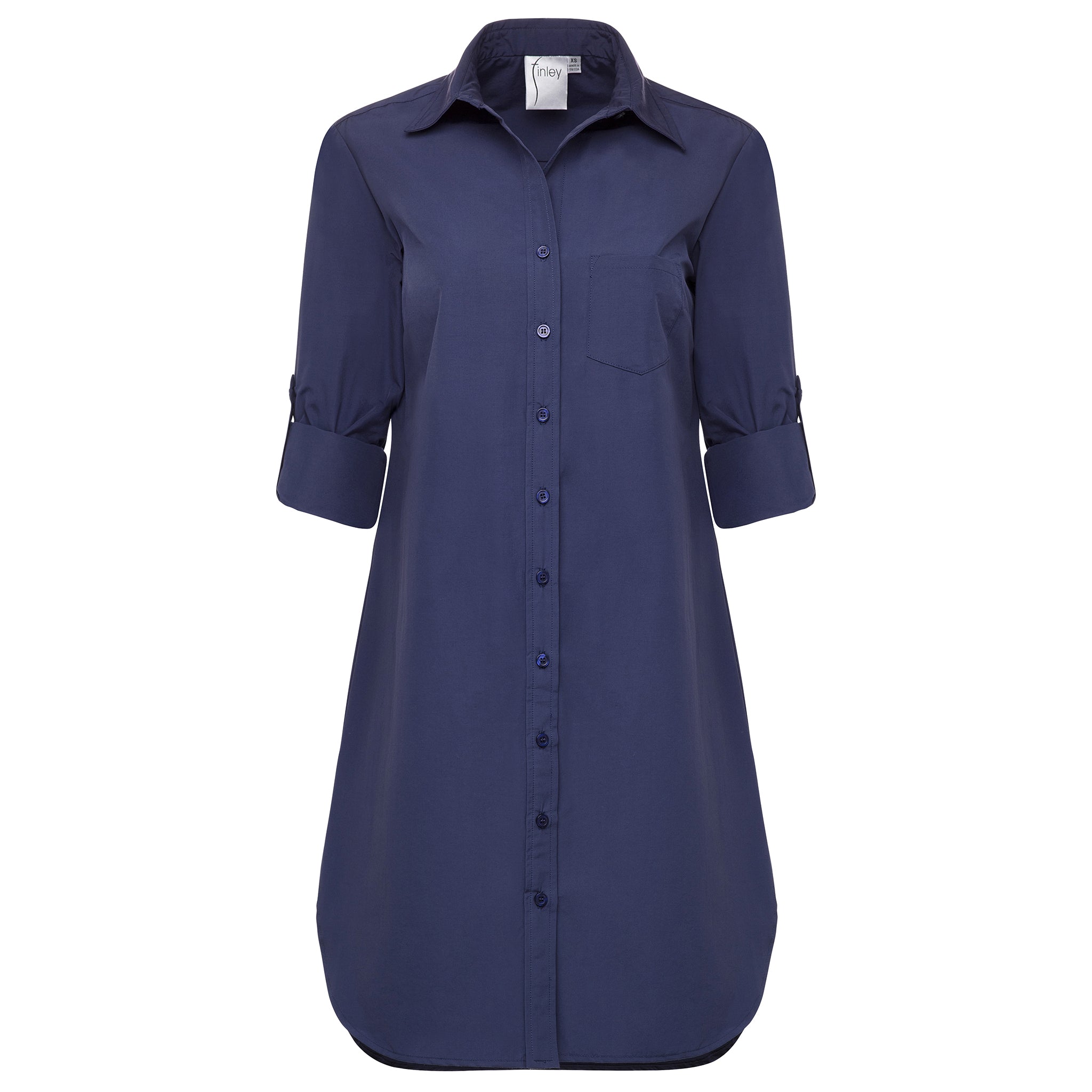 Alex Finley Shirt Dress - Navy Alex Finley Shirt Dress - Navy