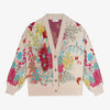 Mantero Colorful Claude Floral Button Down Cardigan Timeless Martha's Vineyard 