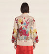 Mantero Colorful Claude Floral Button Down Cardigan Timeless Martha's Vineyard 
