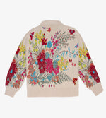 Mantero Colorful Claude Floral Button Down Cardigan Timeless Martha's Vineyard 