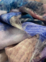 Ama Pure Cashmere Wonderland Blue Ultralight Scarf Timeless Martha's Vineyard