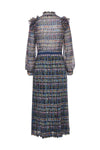 Maison Common Printed Colorful Plaid Maxi Dress Timeless Martha's Vineyard