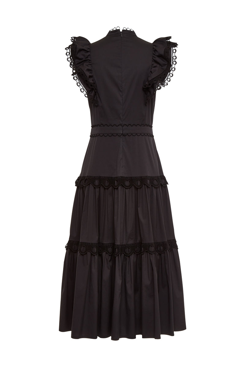 black eyelet dresses Whitney Dress Black Eyelet