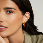 Dune Mini Hoop - Gold