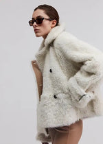 Utzon Lacon Shearling Reversible Jacket Timeless Martha's Vineyard 