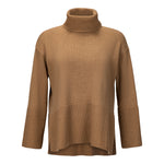 Amina Rubinacci Neffa Wool Turtleneck Sweater - Camel Timeless Martha's Vineyard