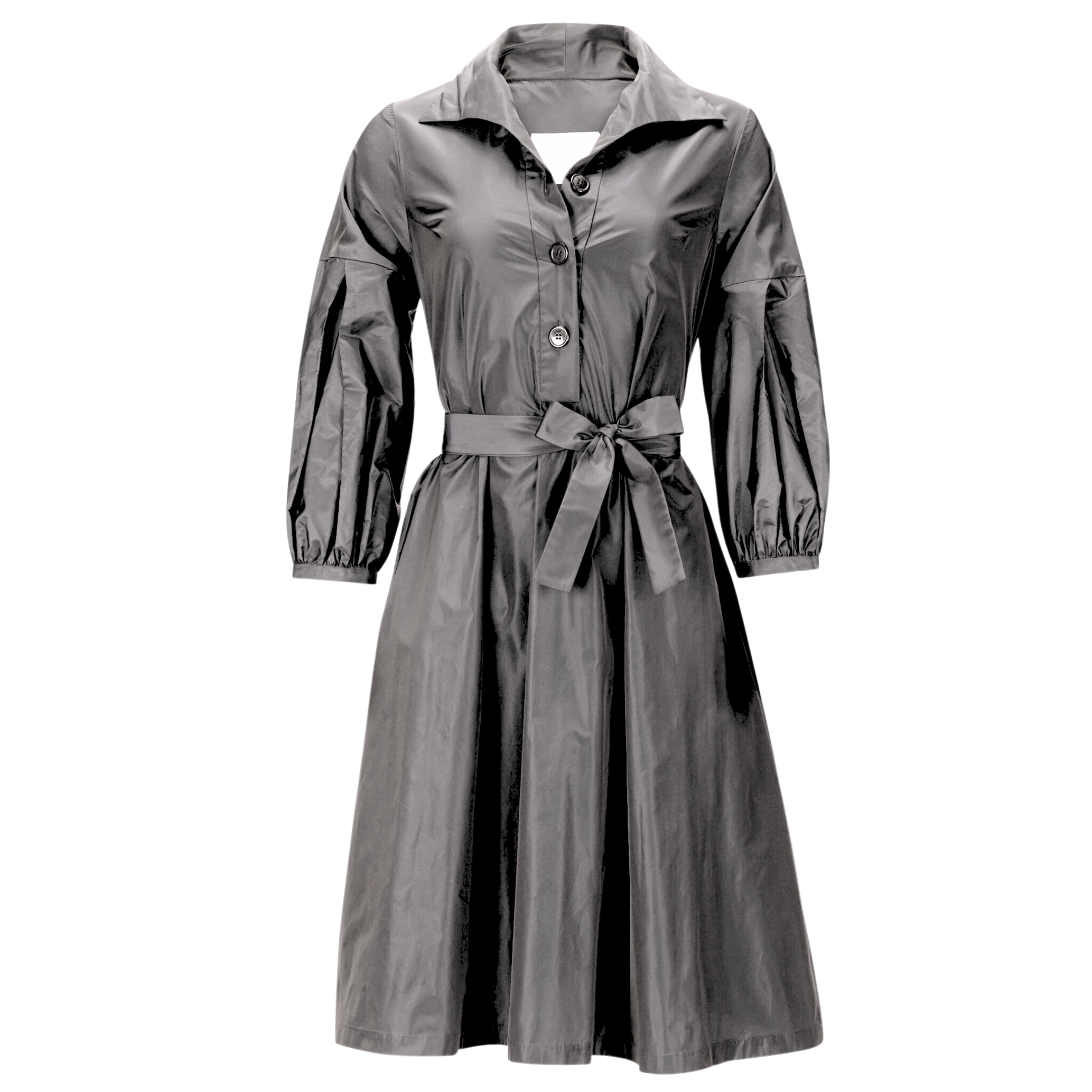 grey taffeta dress Grey taffeta dress Ramelle