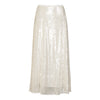 Natan White Cirque Sequins Ankle Skirt Timeless Martha's Vineyard 