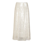 Natan White Cirque Sequins Ankle Skirt Timeless Martha's Vineyard 