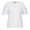 Natan White Love Fantasy Top with Flower Petal Effect Timeless Martha's Vineyard 
