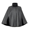 Suprema Reversible Shearling Cape - Dove Grey Timeless Martha's Vineyard