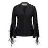 Feather Blouse - More Colors