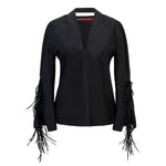 Feather Blouse - More Colors