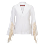 Feather Blouse - More Colors