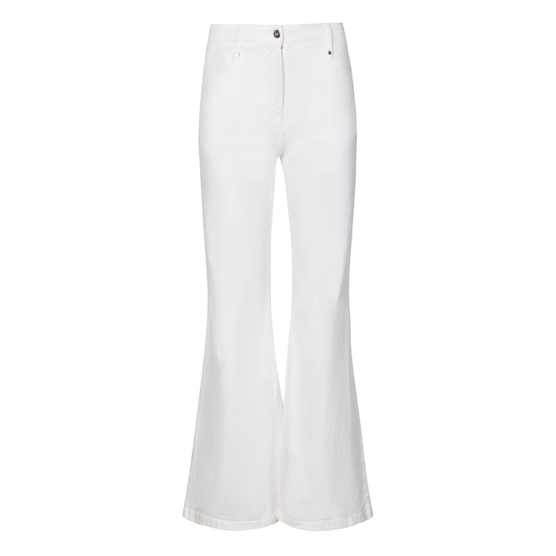 Laura Flare Jean - White