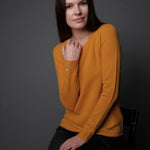 Moray Broughton Crew Neck - Umber Timeless Martha's Vineyard