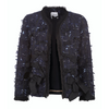 Edward Achour Navy Black Ribbon Bow Jacket Timeless Martha's Vineyard 