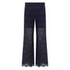 Sfizio Navy Eyelet Sheer Pants with Shorts Lining Timeless Martha's Vineyard 