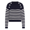 Maison Common Striped Sailors Sweater - Navy + White Timeless Martha's Vineyard 