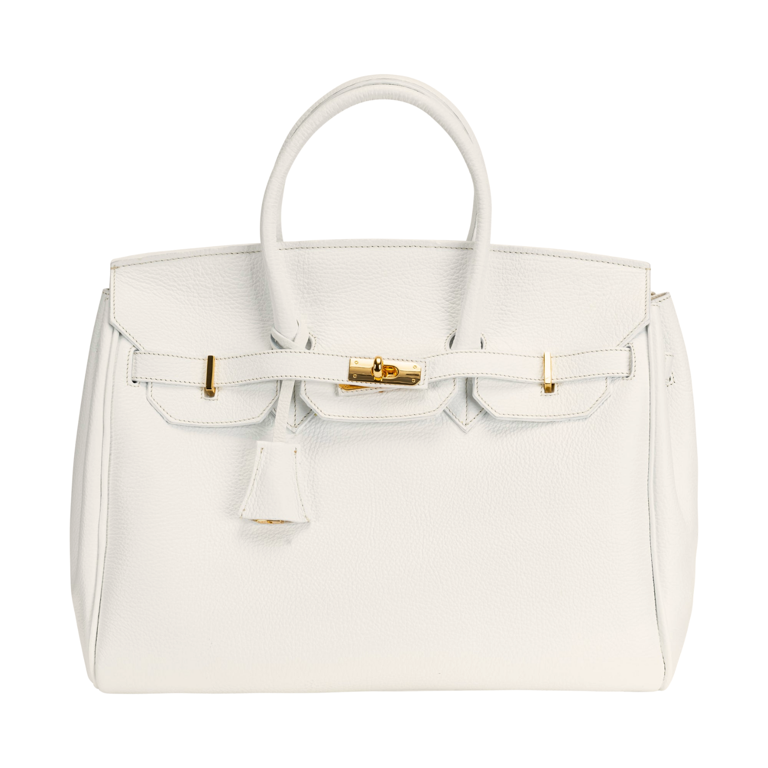 Gianni Segatta Cream Timeless Iconic Leather Day Tote