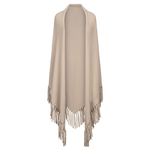 Douxdimanche Moondust Cashmere Triangle Fringe Yumi Wrap Timeless Martha's Vineyard 
