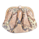 Colombetti Vintage Petite Python Bag Blush Taupe