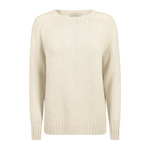Purotatto Cashmere Crewneck Sweater - Ivory Timeless Martha's Vineyard 