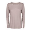 Purotatto Long Sleeve Milk Crew Neck Top - Timeless Martha's Vineyard