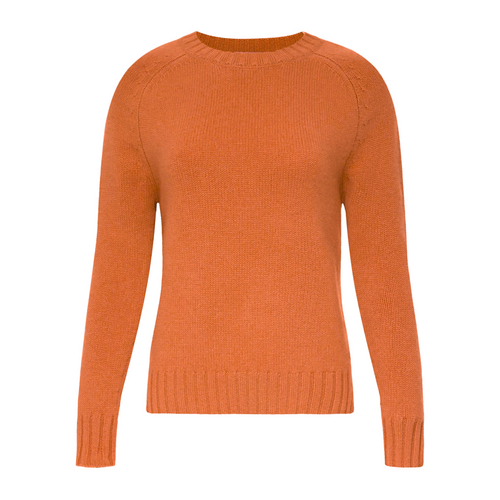Purotatto Cashmere Crewneck Sweater - Orange Timeless Martha's Vineyard 