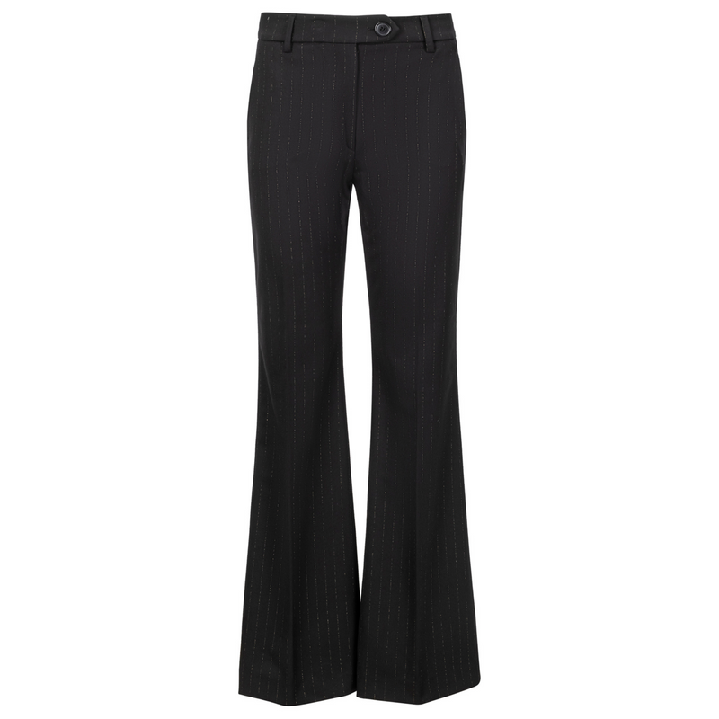 True Royal Bianca Bianca Stripe Lurex Trousers Timeless Martha's Vineyard