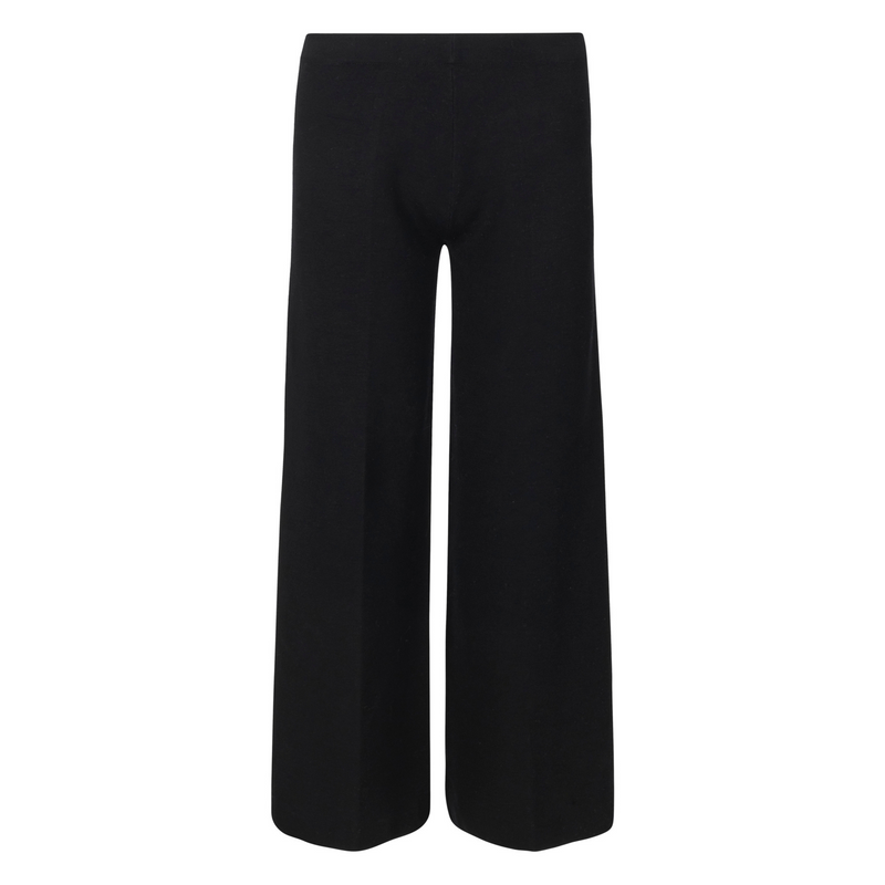 D.Exterior Pull on Wide Leg Winter Pant - Black Timeless Martha's Vineyard