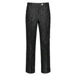 Margareth & Moi Floral Brocade Pants - Black Timeless Martha's Vineyard