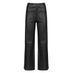 Giacinta Leather Pants - Black