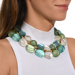Dominique Denaive Lilac Andrea Bubble Necklace Timeless Martha's Vineyard 