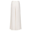 Edward Achour High Waisted Wide Leg Chiffon Pants - Cream Timeless Martha's Vineyard 