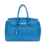 Timeless Iconic Epsom Leather Day Tote - French Blue