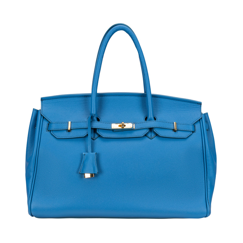 Timeless Iconic Epsom Leather Day Tote - French Blue