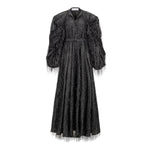 Palmer / / Harding Black Sparkle Encompass Taffeta Gown 