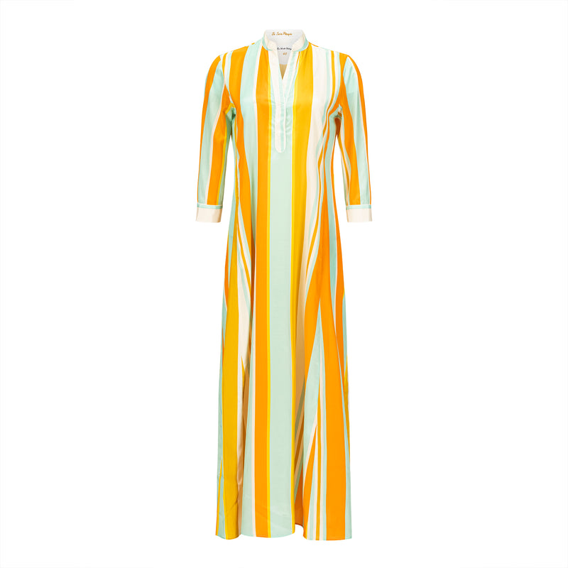 Le Sarte Pettegole Colorful Striped Maxi Dress