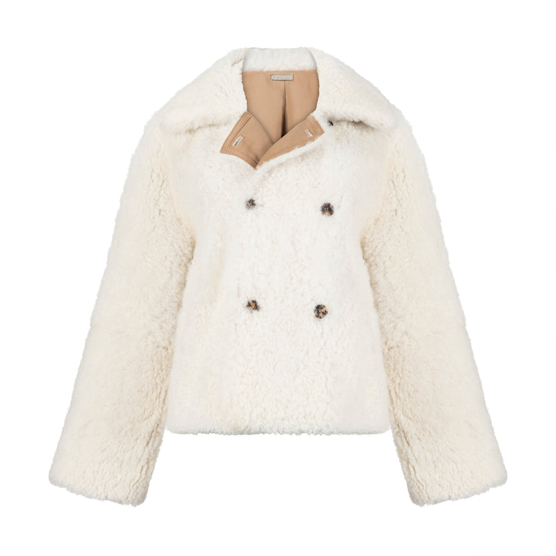 Utzon Lacon Shearling Reversible Jacket Timeless Martha's Vineyard 