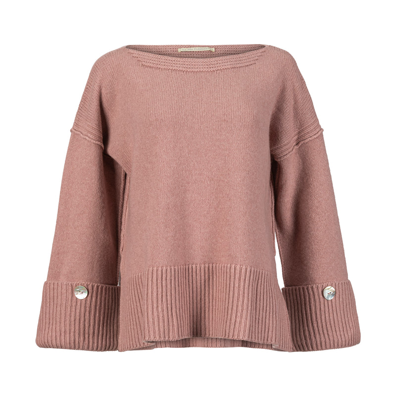 La Fée Parisienne Biarritz Blush Cashmere Sweater Timeless Martha's Vineyard 