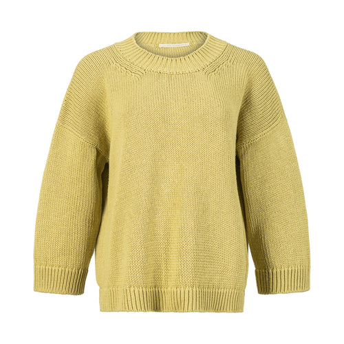 La Fée Parisienne Chunky Knit Cloe Silk Green Sweater Timeless Martha's Vineyard 