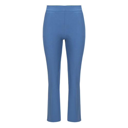 VIA MASINI Celine Blue Crop Flare Pant Timeless Martha's Vineyard 