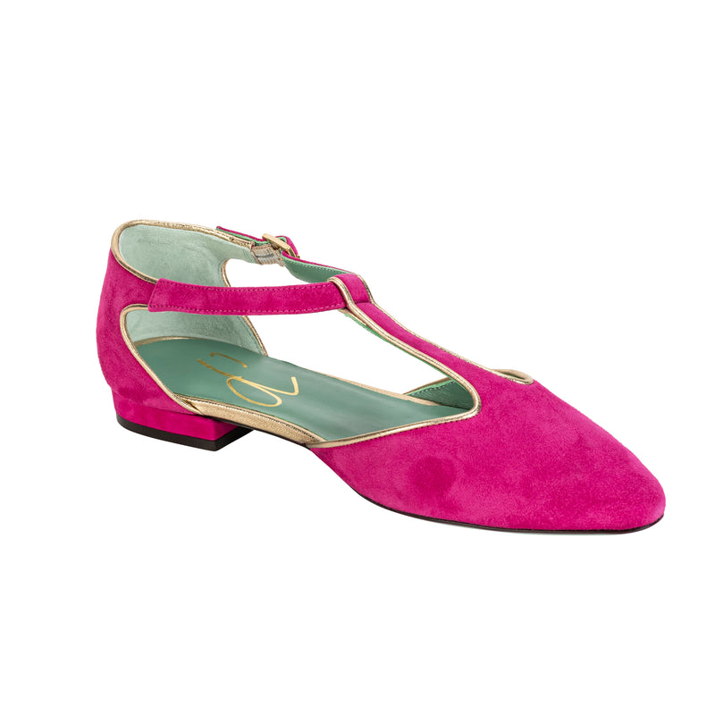 Paola D'arcano Ballet Flat - Fuxia Timeless Marthas Vineyard