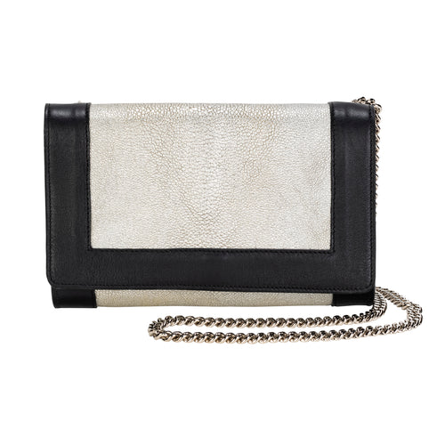 Coralie Paris Leather Crossbody Stingray Closure Timeless Martha's Vineyard