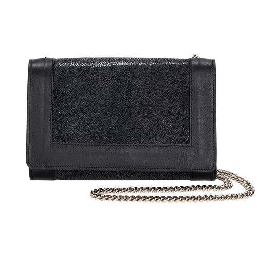 Coralie Paris Leather Crossbody Stingray Closure Timeless Martha's Vineyard