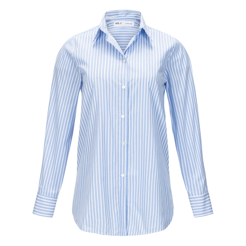 Hubert Gasser Blue Striped Button-Down Shirt Timeless Martha's Vineyard
