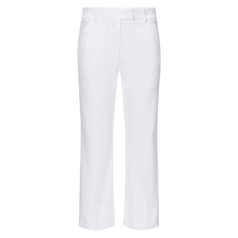 True Royal Giada Cotton Trouser - White Timeless Martha's Vineyard