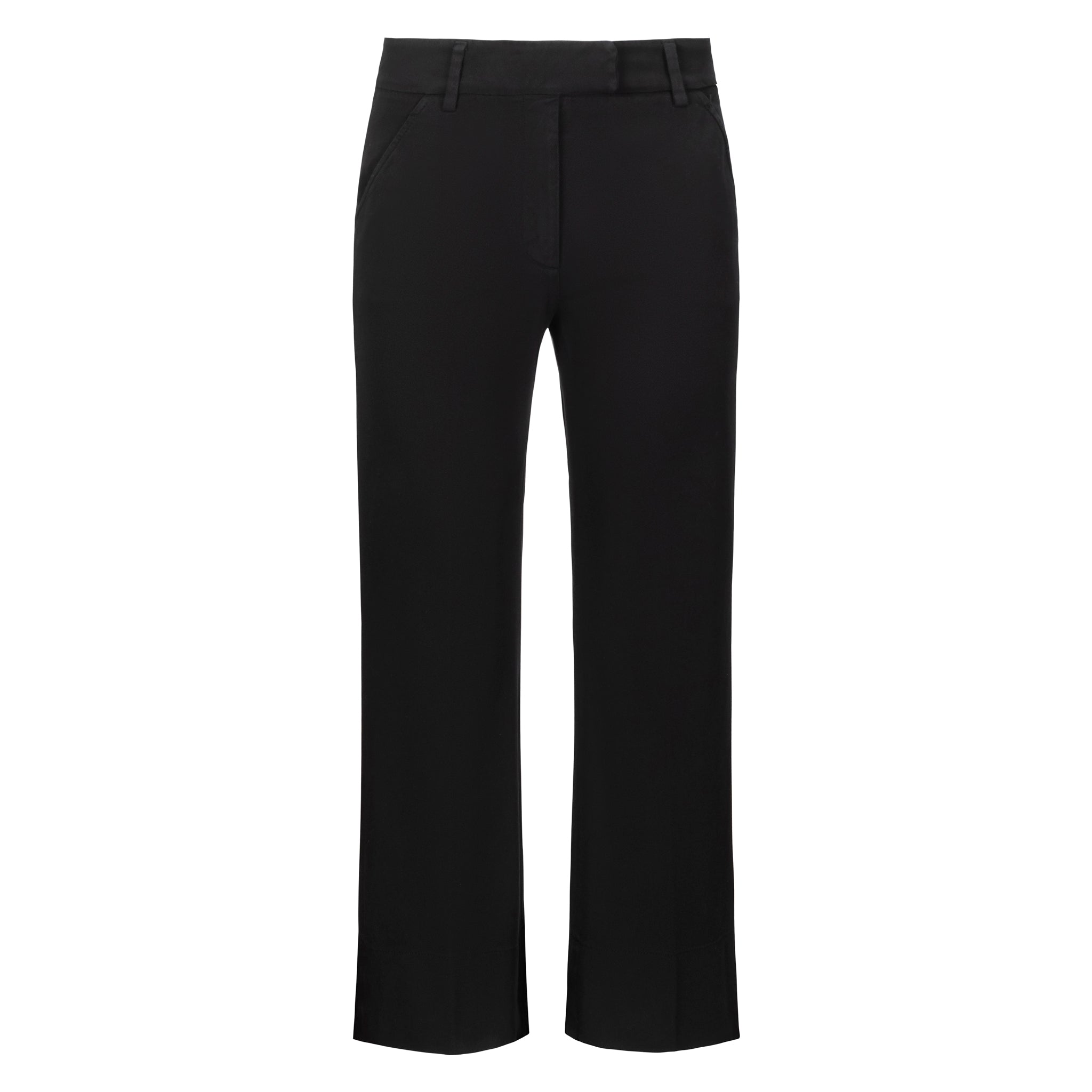 True Royal Giada Cotton Trouser - Black Timeless Martha's Vineyard