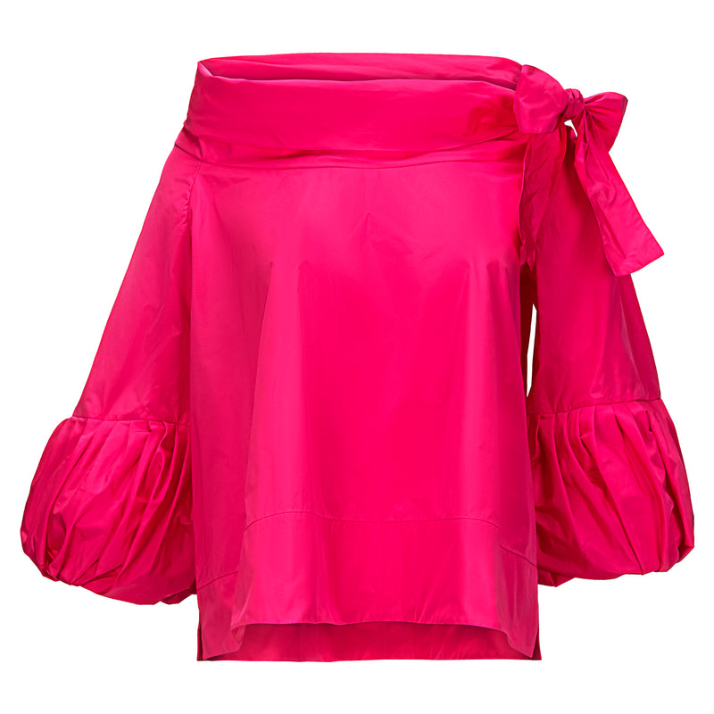 Taffeta Bow Top